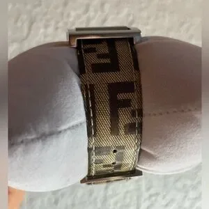 Fendi | Accessories | Fendi Reversible Canvas Ladies Watch  display picture 2
